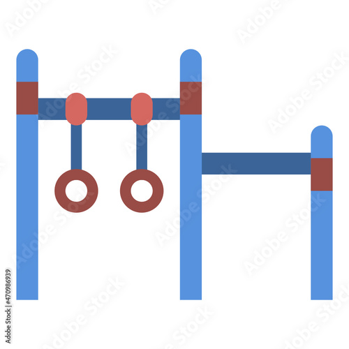pullupbar line icon