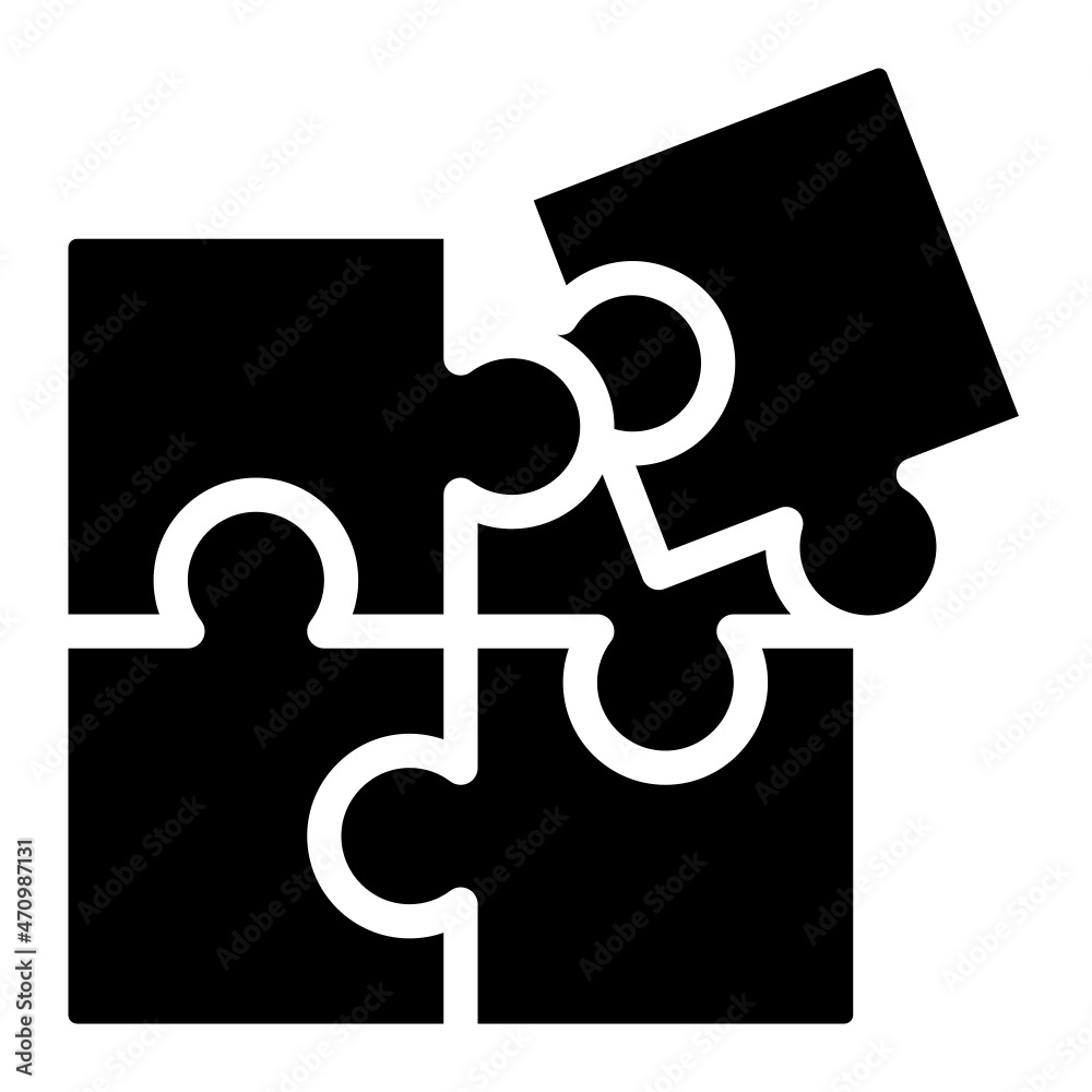 puzzle line icon puzzle line icon