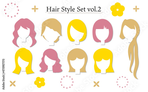 ヘアスタイルのセットVol.2