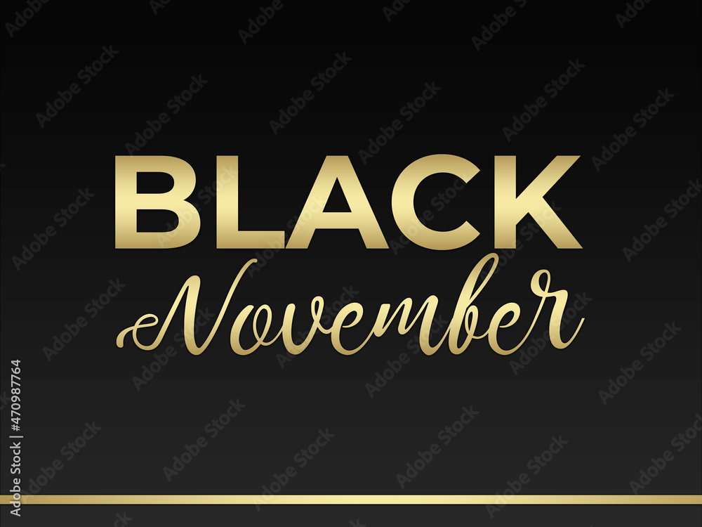 Black Friday, black november