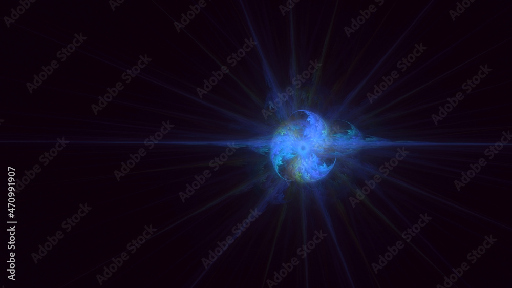 3D rendering abstract multicolor fractal light background 3D rendering abstract multicolor fractal light background