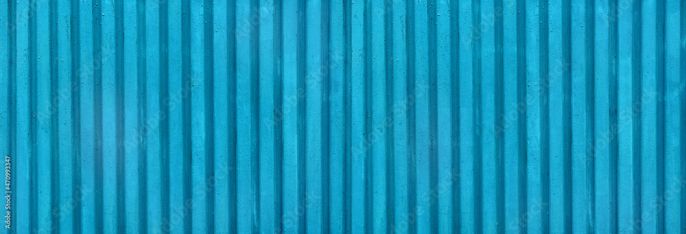 Obraz premium hard painted metal siding fence