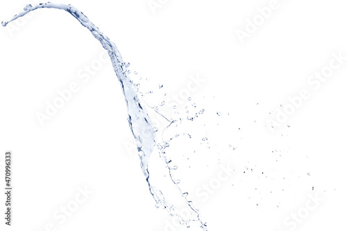 Splash of water isolated on white
