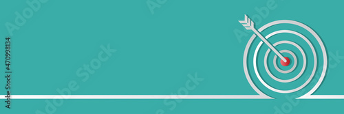 aim, target background. with copy space for website and banner design