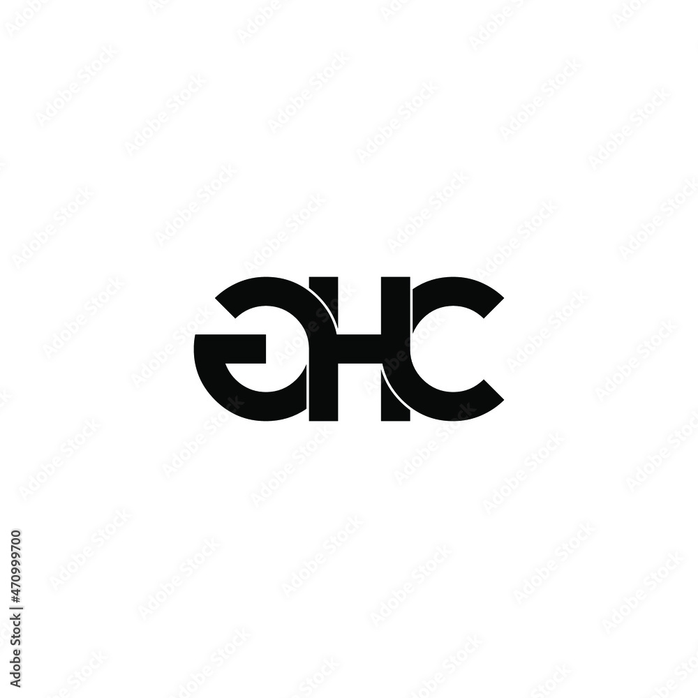 ghc initial letter monogram logo design ghc initial letter monogram logo design