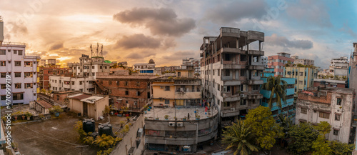 Panorama of the Dhaka City