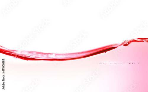 red wine texture isolated white background and juice