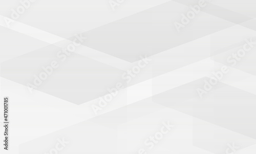 Abstract white graphic design presentation background web template. White and gray gradient abstract geometric background. Vector illustration.