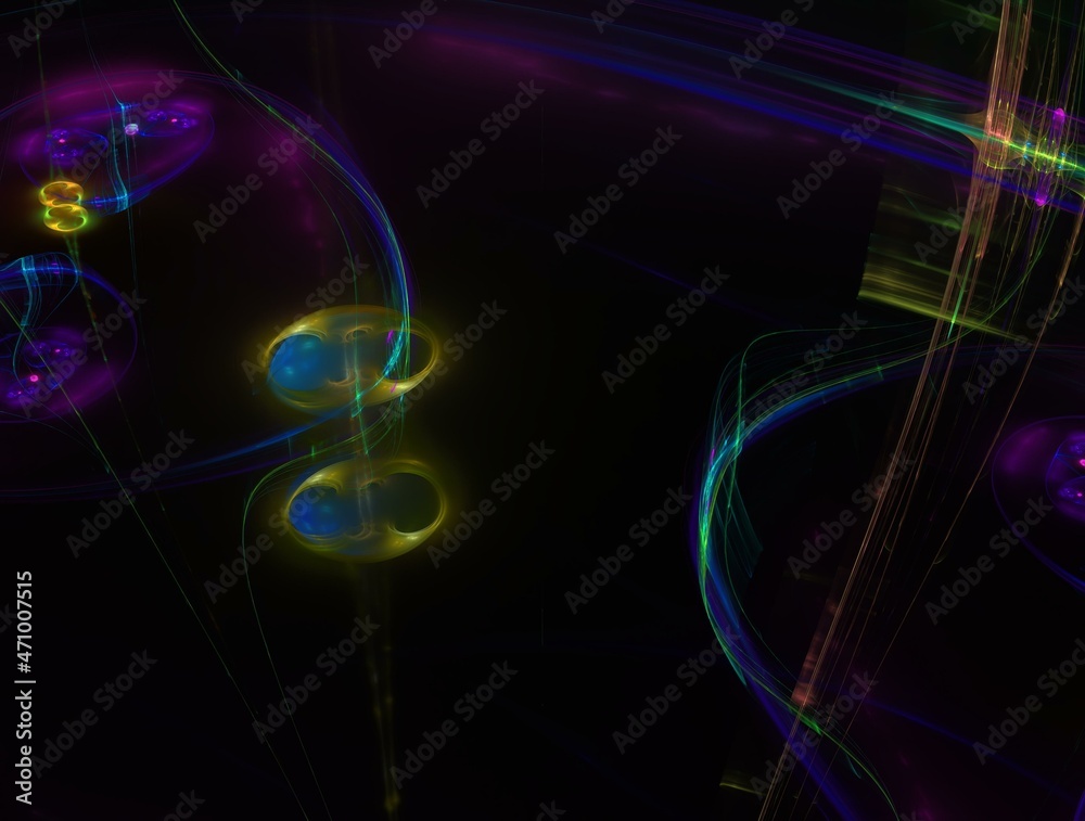 Obraz premium Imaginatory fractal abstract background Image