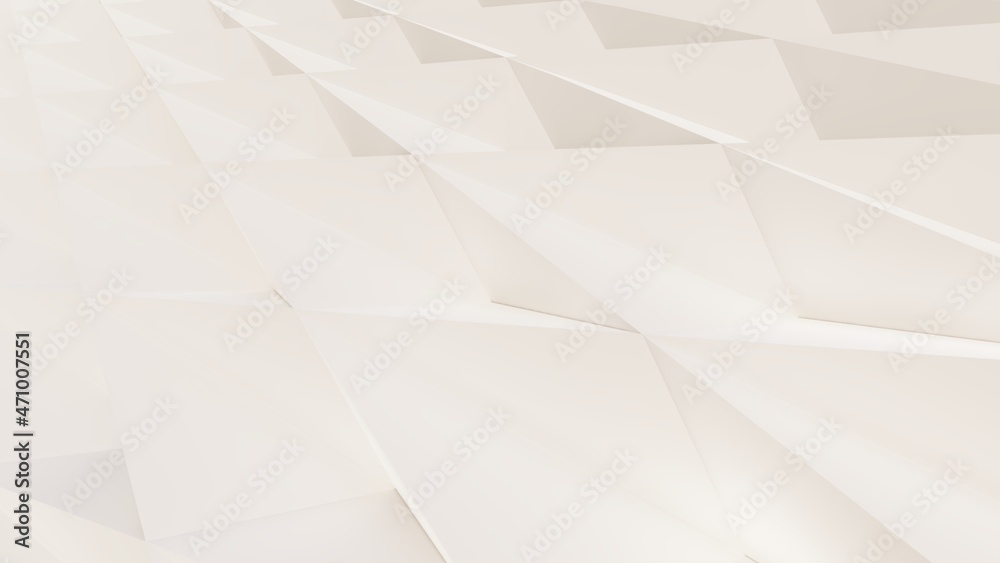Abstract white background geometric pattern in design 3d render Abstract white background geometric pattern in design 3d render