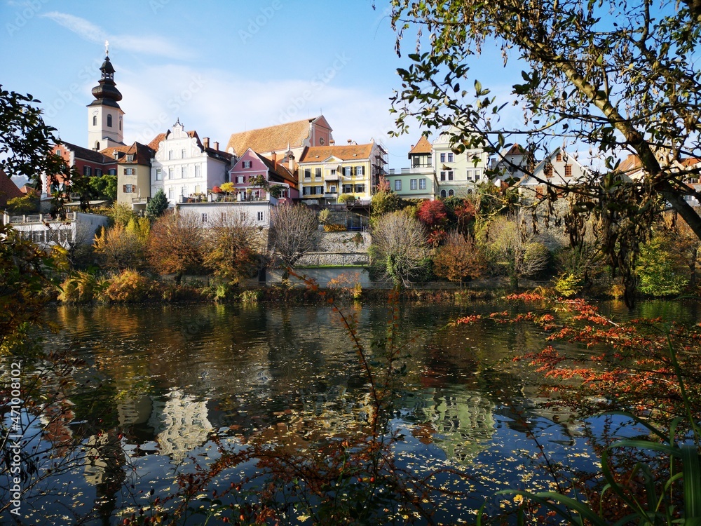 Fototapeta premium Frohnleiten im Herbst