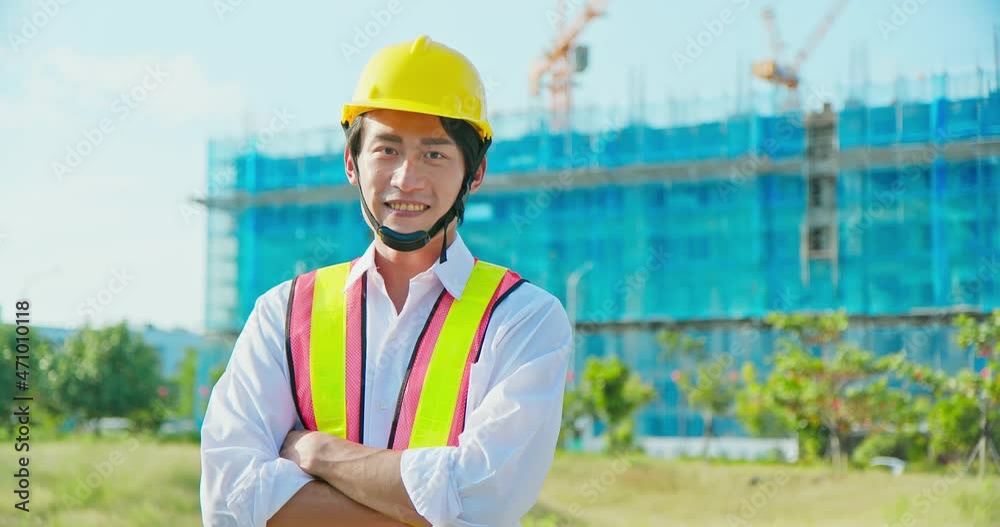architect work on construction site architect work on construction site