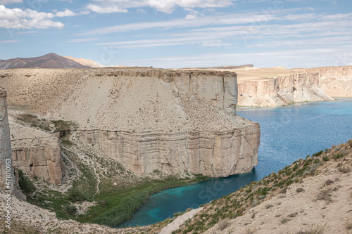 The spectacular deep blue lakes of Band-e Amir in central Afghanistan make up the country's first National Park, Afghanistan