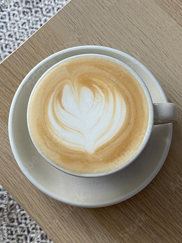 Coffee latte art in home 