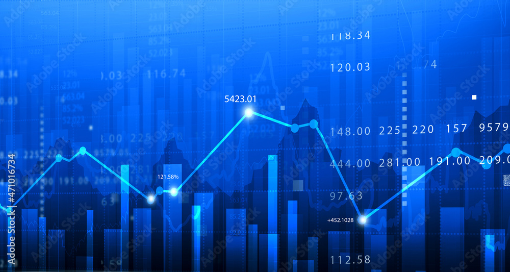 Business graph chart shows business success. 3d illustration. Business graph chart shows business success. 3d illustration.
