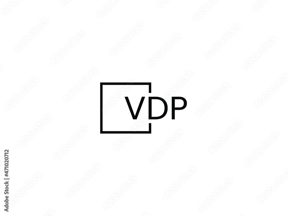 VDP letter initial logo design vector illustration VDP letter initial logo design vector illustration