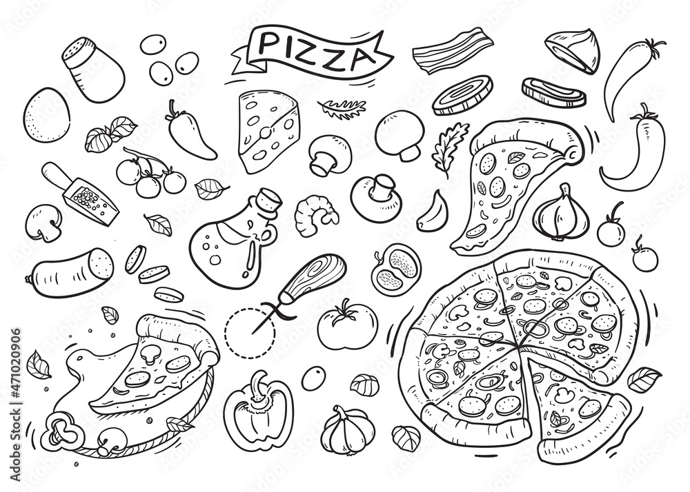Delicious Pizza doodle
Delicious Pizza doodle