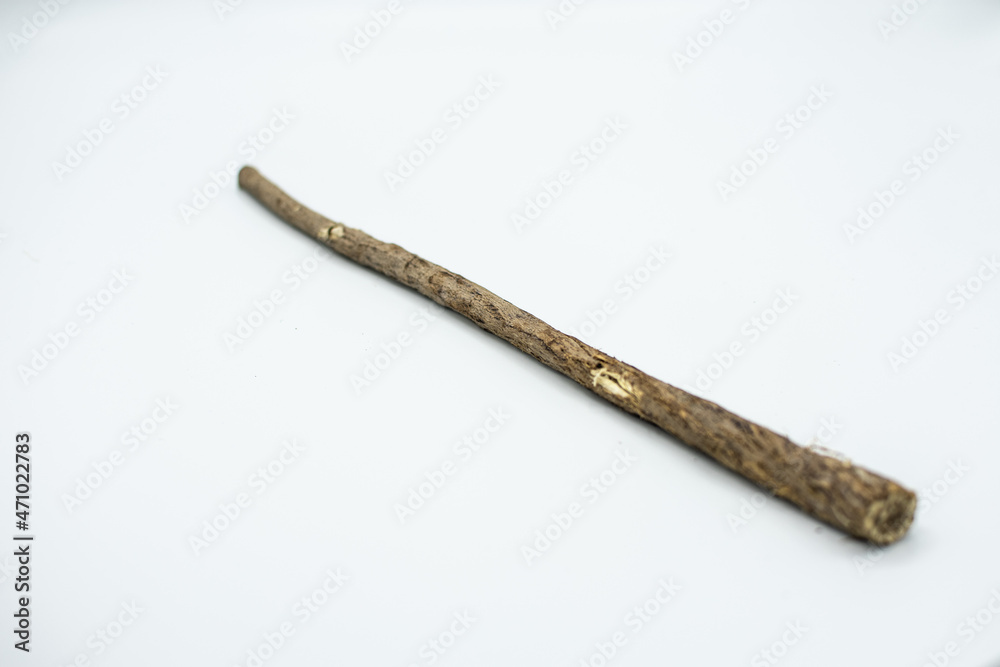 The miswak is a teeth cleaning twig made from the Salvadora persica tree. The miswak is a teeth cleaning twig made from the Salvadora persica tree.