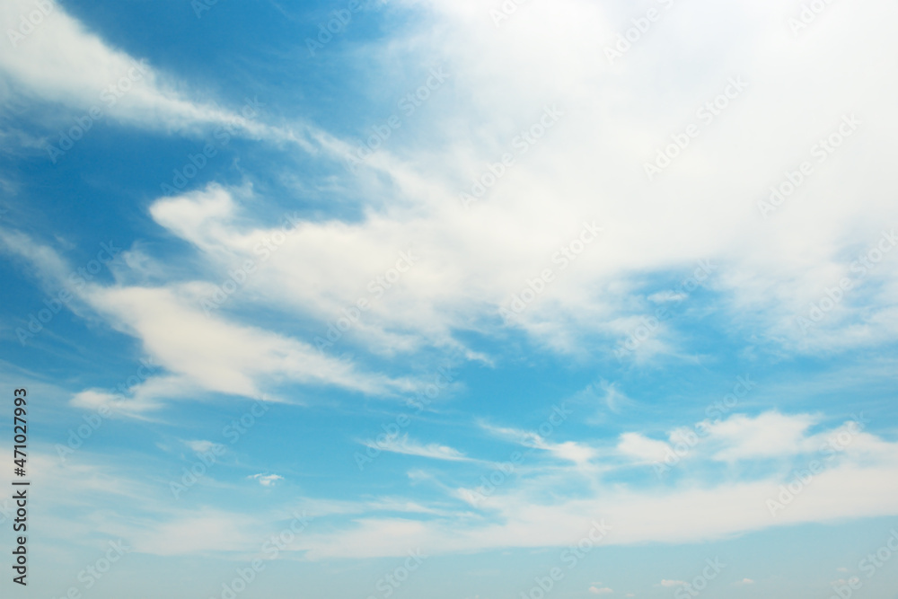 White fluffy clouds