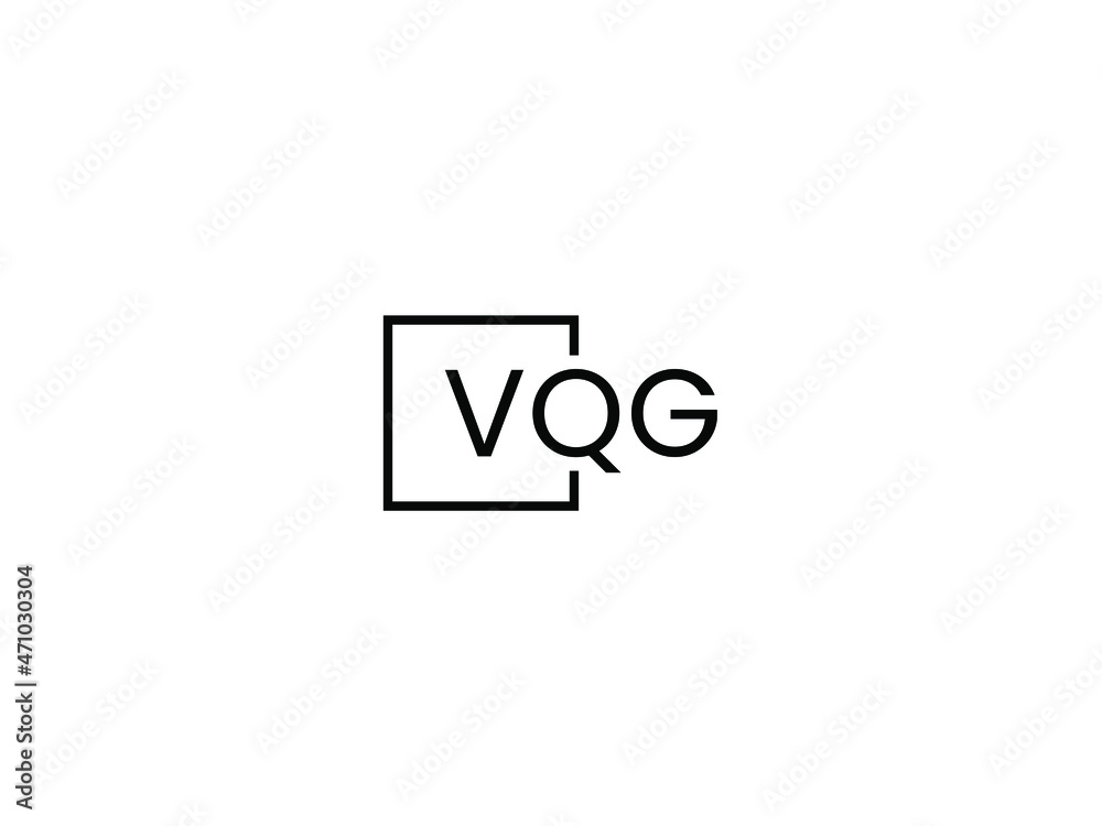 VQG letter initial logo design vector illustration VQG letter initial logo design vector illustration