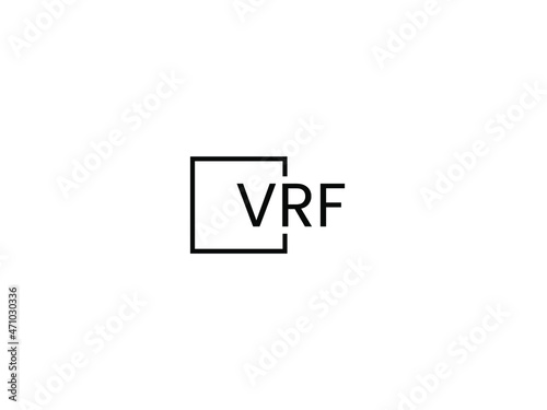 Free Download VRF letter initial logo design vector illustration - GFXLoad