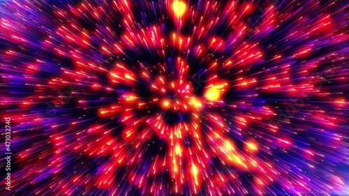 Magic Glowing Holiday Particles 4K, Loop