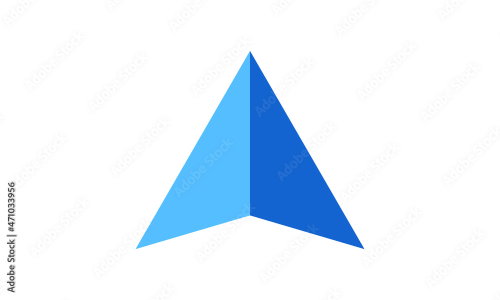 blue triangle logo blue triangle logo