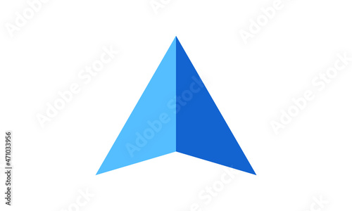 blue triangle logo