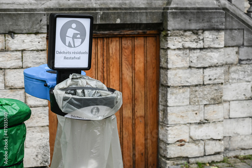 dechet residuel residu sac environnement recyclage recolte poubelle