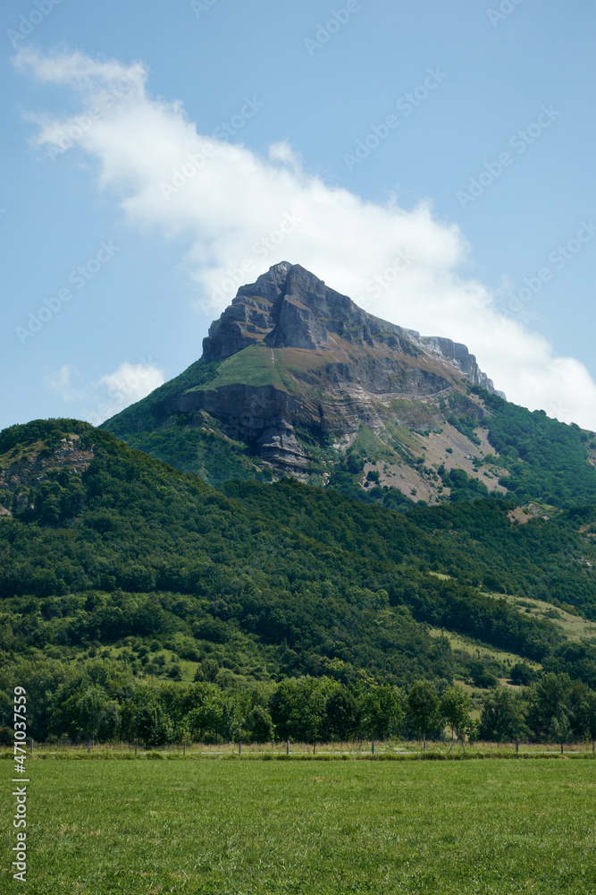 San Donato Mountain in the Andia range Navarre Spain