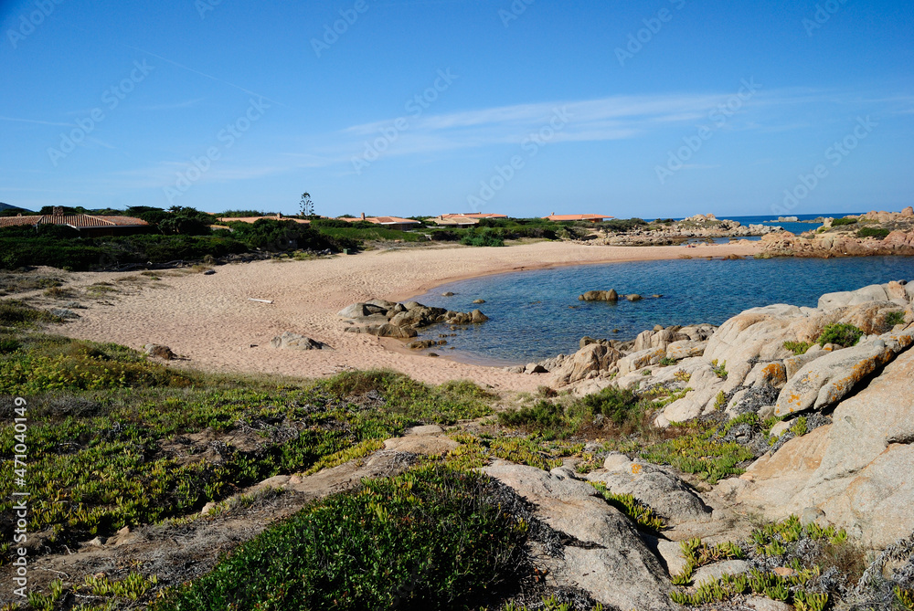 Veduta della spiaggia di Portobello di Gallura Veduta della spiaggia di Portobello di Gallura
