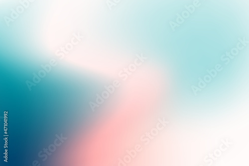 Pastel blue and pink background. Modern blurry gradient backdrop in soft colors. Template, banner, wallpaper, presentation design. Vector abstract art.	