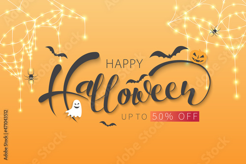 Happy Halloween Sale Banners Party Invitation
