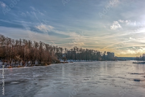 At the end of November , ice appeared on the river © Valery Kleymenov