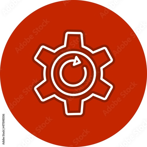 Motion Line Circle Vector Icon Design