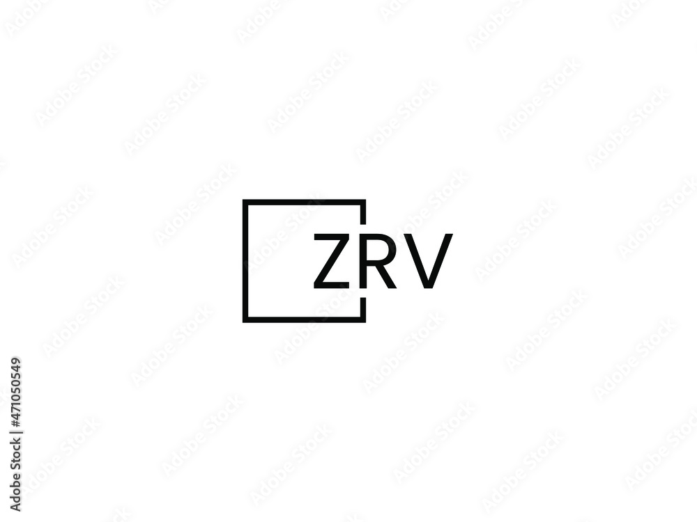 ZRV letter initial logo design vector illustration ZRV letter initial logo design vector illustration
