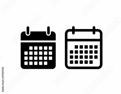 calendar vector icon for websites
