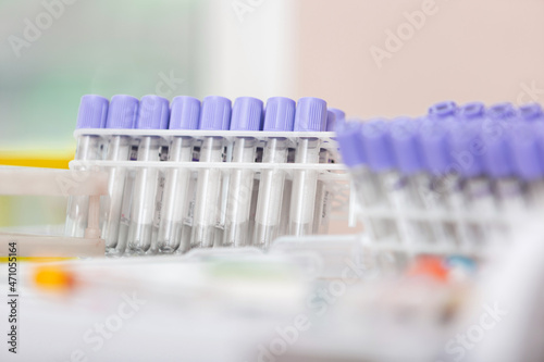 Test tube for analysis in the lab or manipulation room