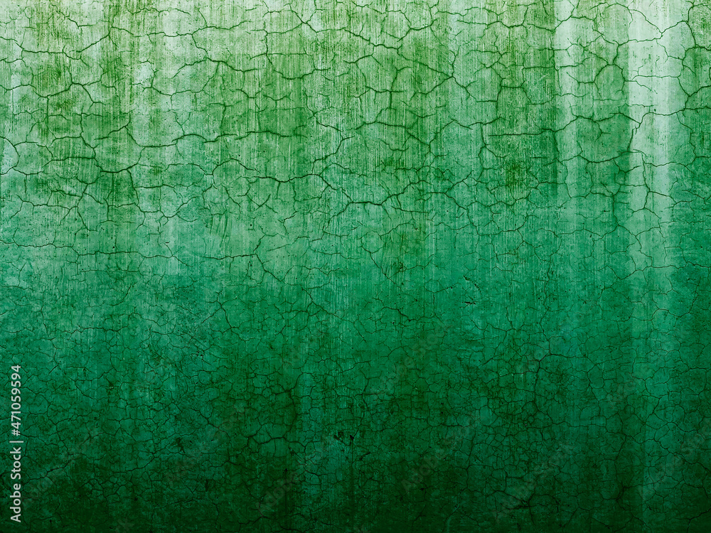 Obraz premium 壁, 背景, コンクリート, 石, 春,グリーン,グラデーション, 質感, 汚れた, グランジ, 紙, 古い, ビンテージ, 模様, ざらざらの, 表面, 老いた, 壁紙, 緑, グリーン, ざらざらした, 汚れた, デザイン, 暗い, ペイント, さび, アンティーク, ページ, さびた