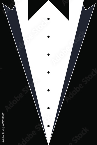 Tuxedo vector background
