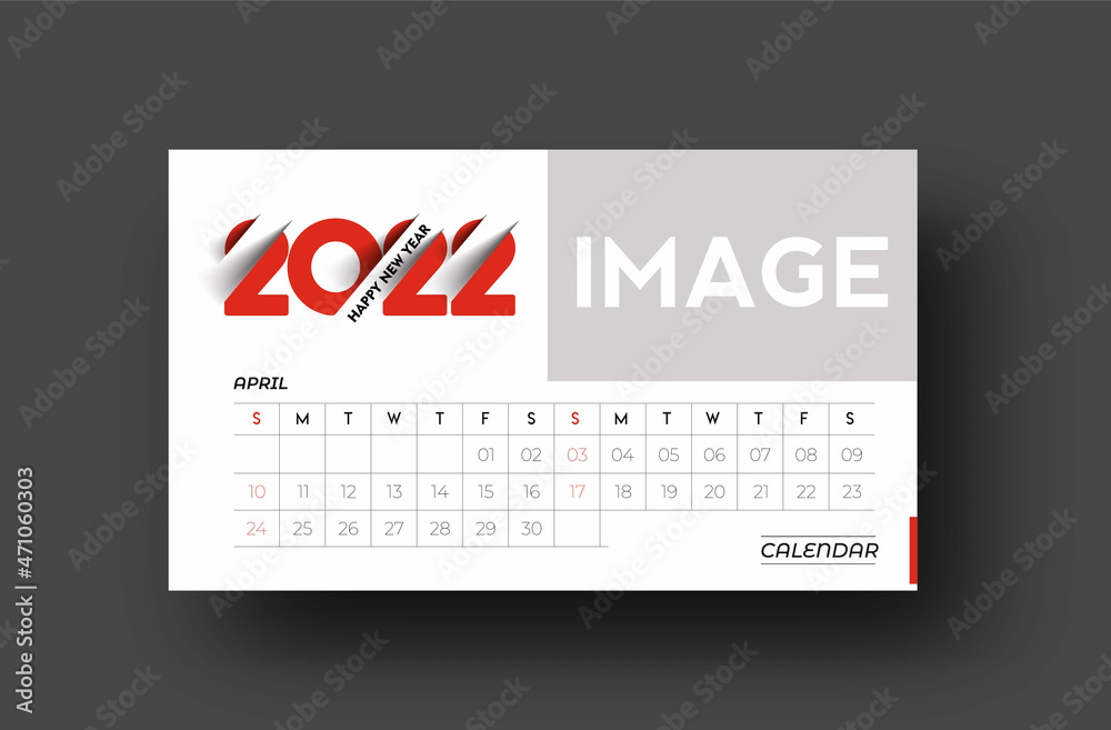 Happy new year 2022 Calendar - New Year Holiday design elements for holiday cards, calendar banner poster for decorations, Vector Illustration Background. Happy new year 2022 Calendar - New Year Holiday design elements for holiday cards, calendar banner poster for decorations, Vector Illustration Background.
