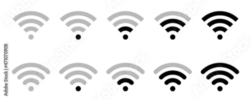 WiFiの電波のバリエーション photo