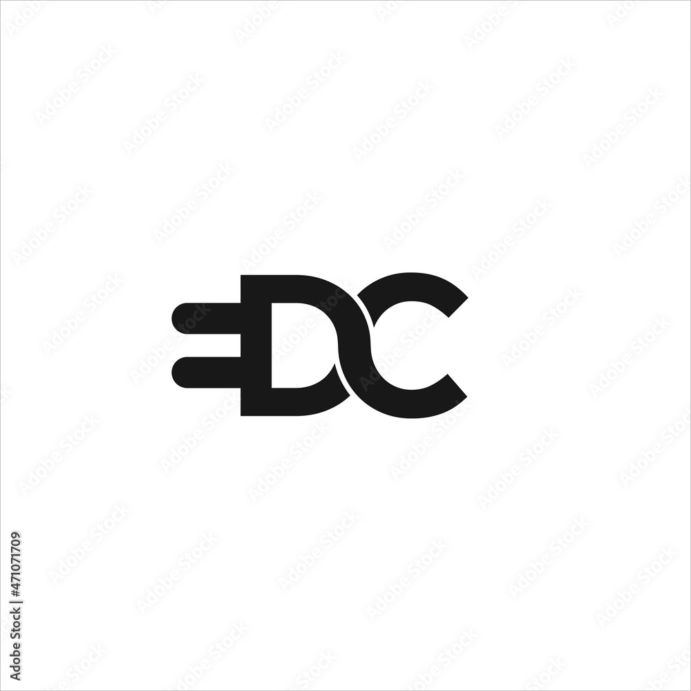initials d c logo vector template initials d c logo vector template