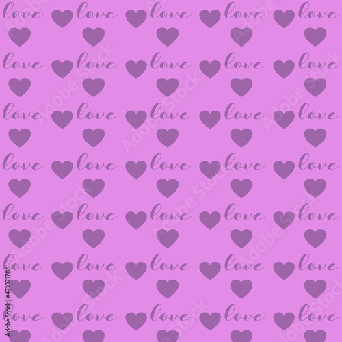 hearts on a background for Valentine's Day, wallpaper