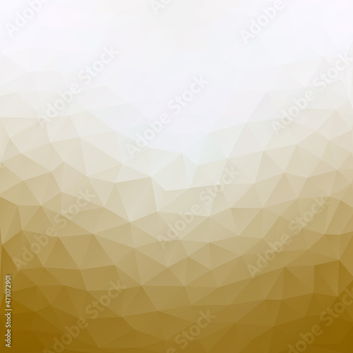 Geometric golden color texture background.