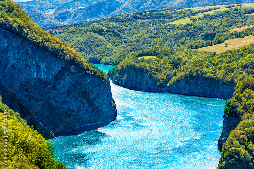 Lac de oder Lac de oder Talsperre von Monteynard