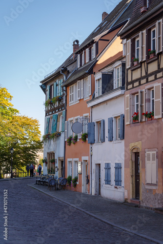Colmar street view, Alsace, France