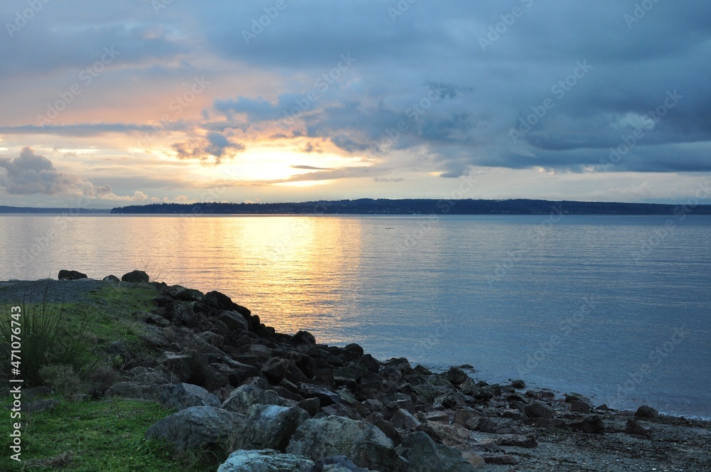 Sonnenuntergang Puget Sound