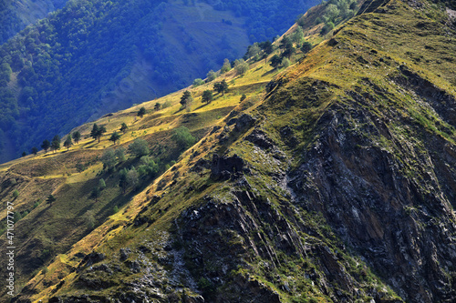  Argun gorge landscape. Chechnya. Russia photo