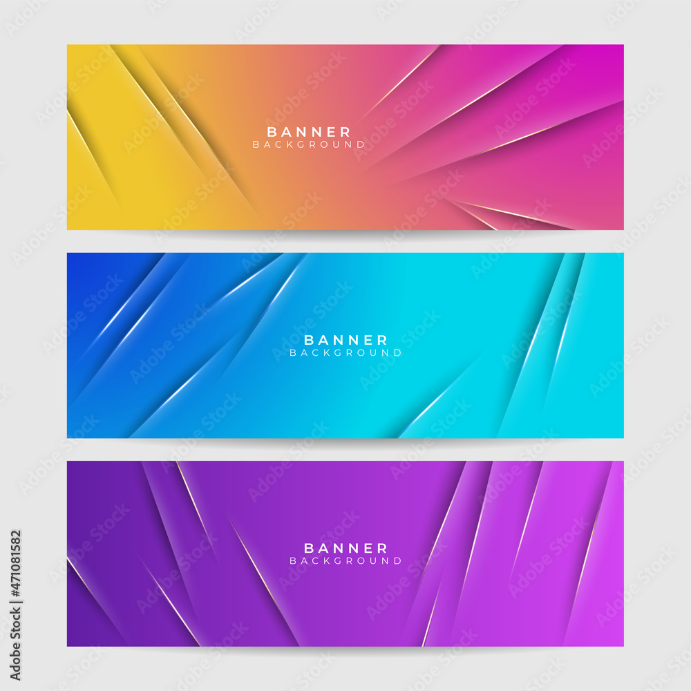 Abstract blue yellow purple banner background. Vector abstract graphic design banner pattern background template. Abstract blue yellow purple banner background. Vector abstract graphic design banner pattern background template.